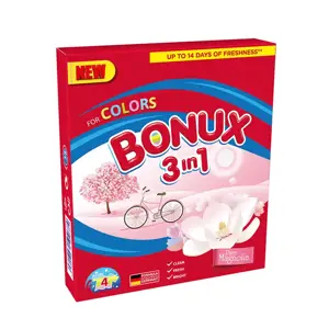 Skalbimo milteliai BONUX Color Pure Magnolia, 4 skalb./300g.