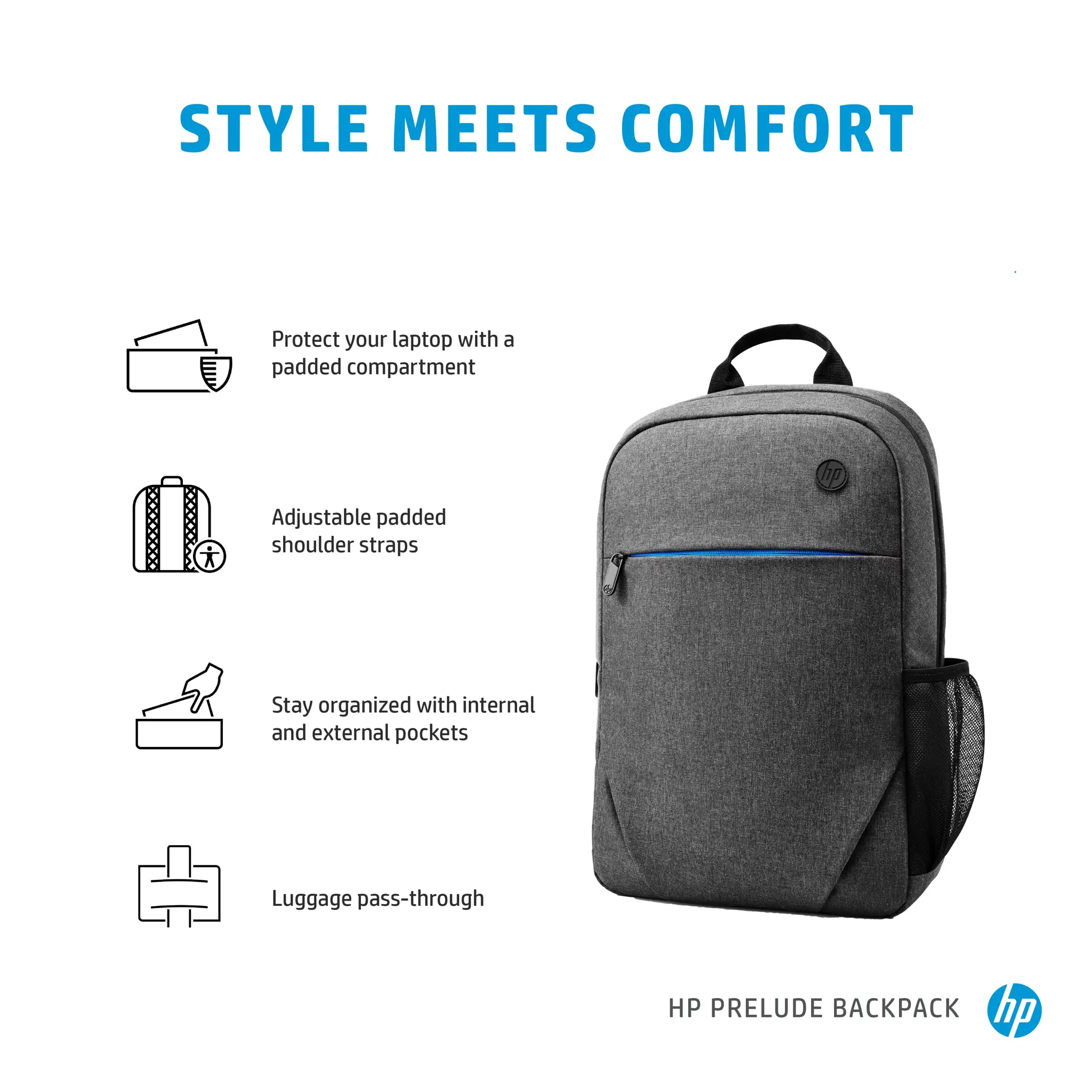 HP Prelude Backpack 15.6, 39.6 cm (15.6")