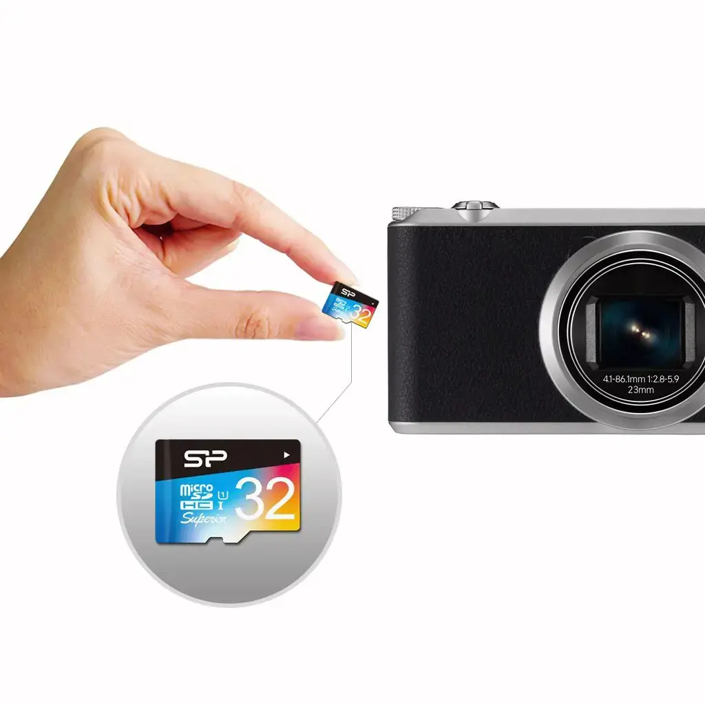 "Silicon Power Superior", 32 GB, "MicroSDHC", 10 klasė, UHS-I, 90 MB/s, 45 MB/s