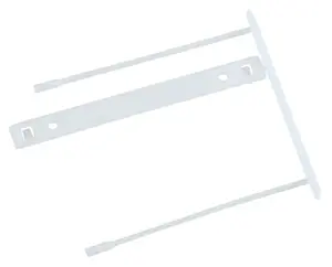 Archyvinis segtukas Z-clip baltas