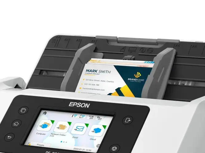 Epson WorkForce DS-800WN Skeneris A4 Spalvotas 50 ppm 600x600 DPI USB Wi-Fi Ethernet LAN