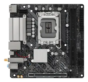 ASROCK B760M-ITX/D4 WIFI ITX 2xDDR4 1xPCIe 4.0 x16 LAN 1Gb/s Wi-Fi 6e+BT