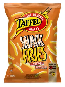 TAFFEL SNACK FRIES BARBECUE kukurūzų traškučiai, 110 g