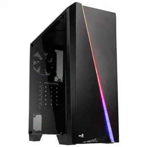 AEROCOOL AEROPGSCYLON-BK Kompiuterio korpusas ATX be maitinimo bloko Aerocool CYLON RGB - USB3.0