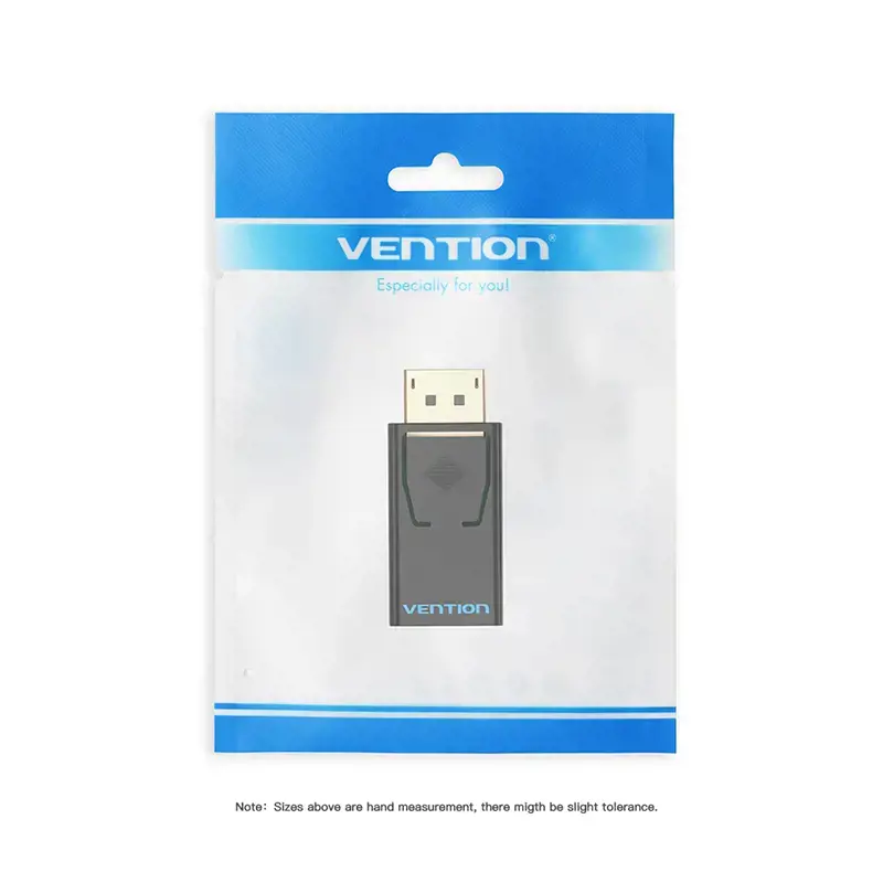 "Vention" DP vyriškos ir HDMI moteriškos lyties adapteris, juodas, DP, HDMI, juodas