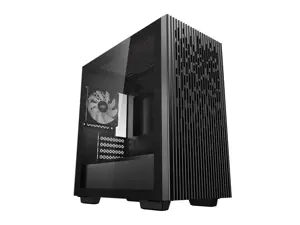 "DeepCool MATREXX 40 3FS", "Micro Tower", Kompiuteris, Juodas, "micro ATX", Mini-ITX, Akrilonitrilo butadieno stirenas (ABS), SPCC, Grūdintas stiklas, Žaidimams