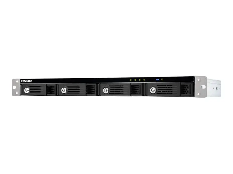QNAP TR-004U, HDD/SSD korpusas, 2,5/3,5", "Serial ATA II", "Serial ATA III", 6 Gb/s, karšto keitimo, juodas, pilkas