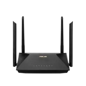 ASUS RT-AX53U, "Wi-Fi 6" (802.11ax), dviejų dažnių (2,4 GHz / 5 GHz), Ethernet LAN, 3G, juodas, stalinis maršrutizatorius