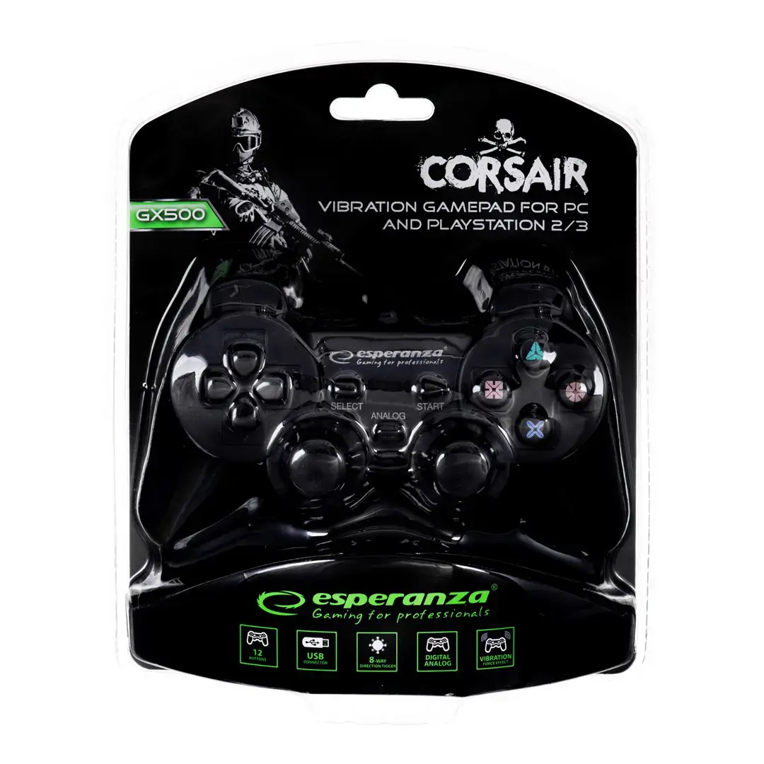 Esperanza EG106 GAMEPAD PS2|PS3|PC USB CORSAIR