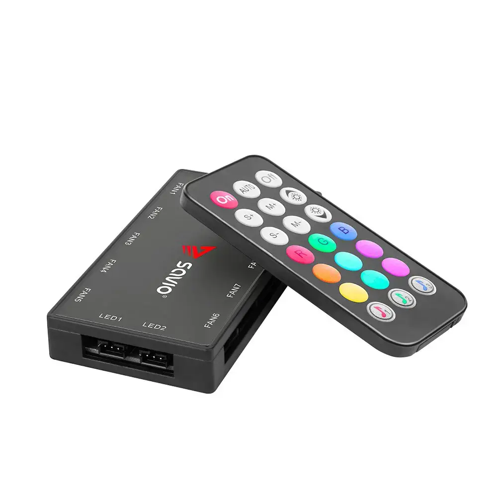 Dzesētājs Savio Kit Of 4 x 120mm PC ARGB Fans