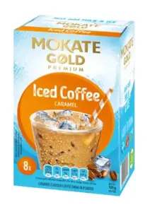 Kavos gėrimas MOKATE Iced  Coffee Caramel, 8 x 15g