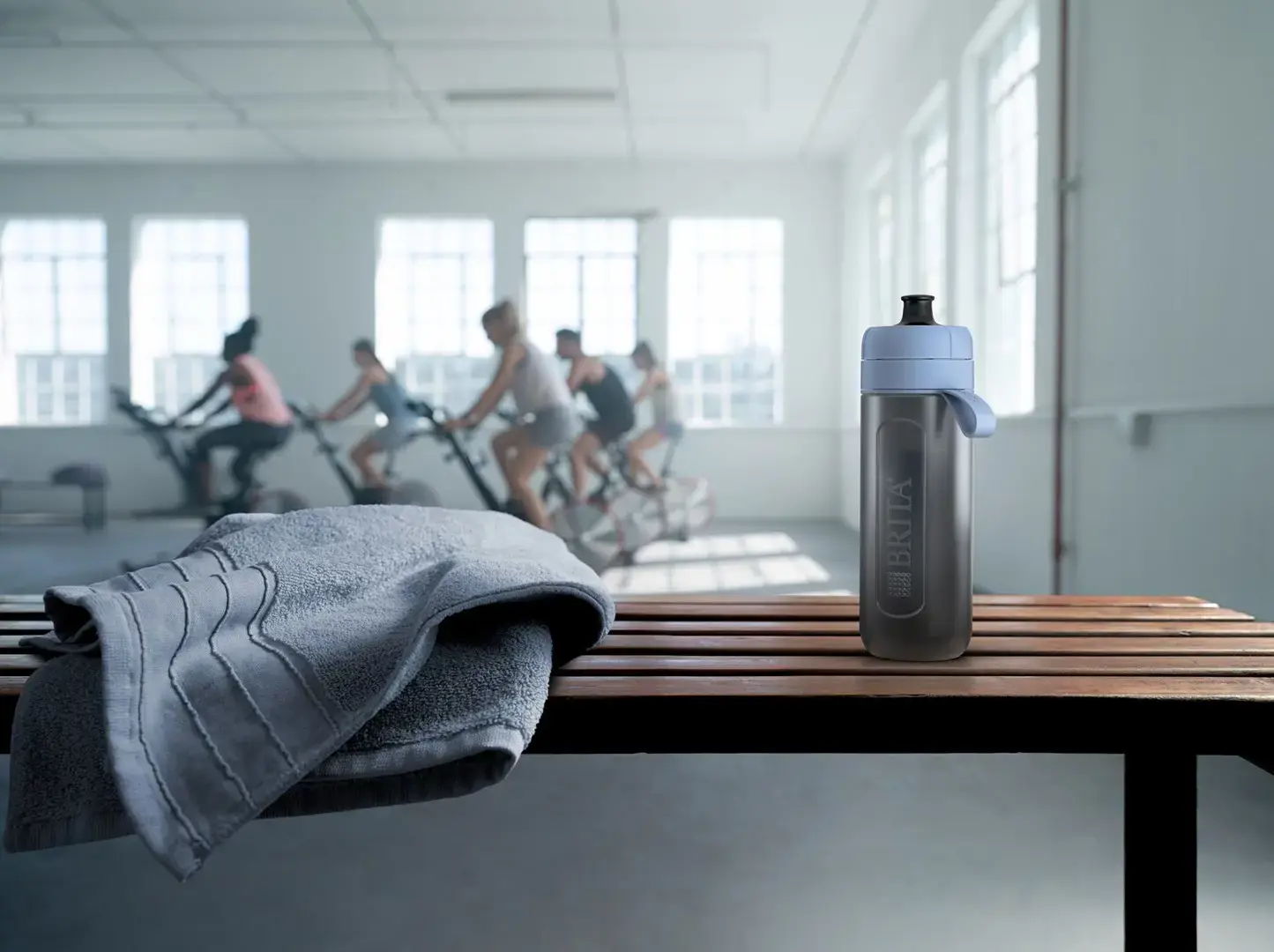 "Brita Active" mėlynas 2 diskų filtro buteliukas