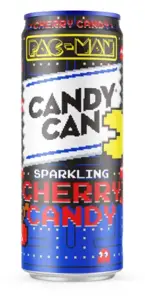 Gazuotas gaivusis gėrimas CANDY CAN x Pac-Man Cherry Candy, 0.33 l