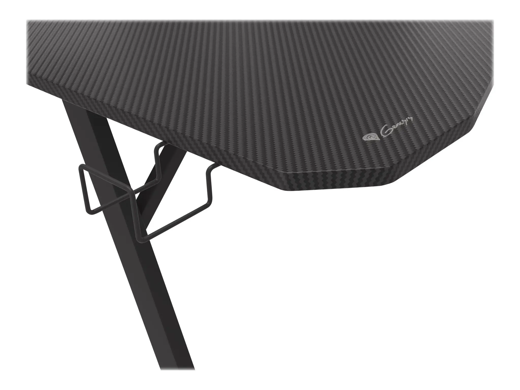 Žaidimų stalas Natec Genesis Holm 510 RGB, Juoda