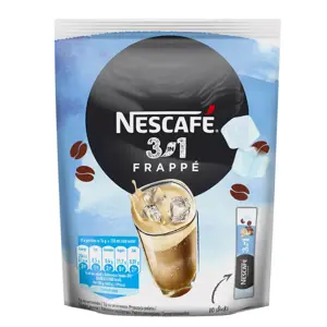 NESCAFE Frappe 3in1 kavos gėrimas (maišelis, 10x16g)