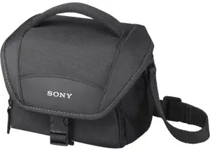 Sony LCS-U11, dėklas per petį, Sony, DSC-WX300 DSC-H200 DSC-HX50 DSC-TX30 NEX-3NL NEX-3NY HDR-GW66VE HDR-PJ220E HDR-TD30VE ..., juodas