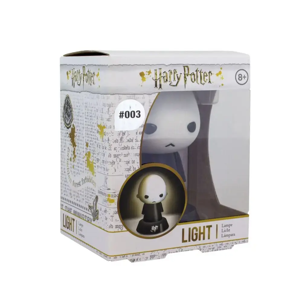 Paladone VOLDERMORT kūdikių naktinė lemputė Laisvai pastatoma juoda balta