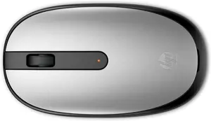 HP 240 Pike Silver Bluetooth Mouse, Ambidextrous, Optical, Bluetooth, 1600 DPI, Silver
