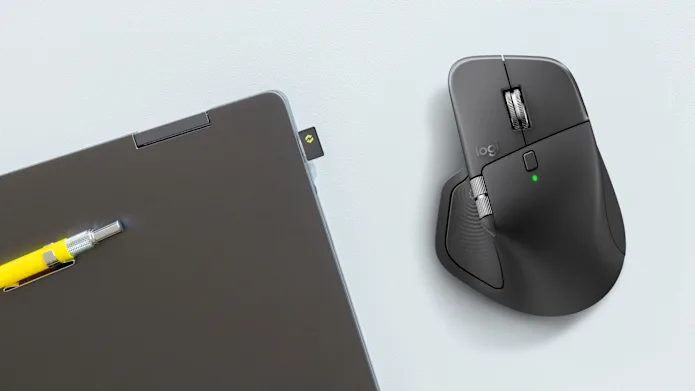 Logitech MX Master 4 for Business Belaidė pelė RF Wireless + Bluetooth, 8000 DPI, Graphite