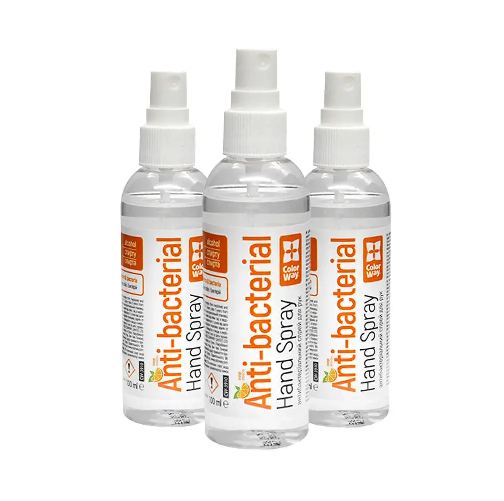 "ColorWay" alkoholinis rankų dezinfekavimo skystis 100 ml (oranžinis)