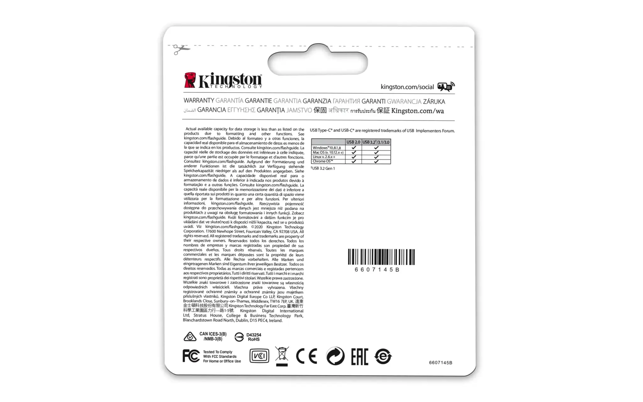 KINGSTON 256 GB "DataTraveler microDuo 3C" 200MB/s dvigubas USB-A + USB-C