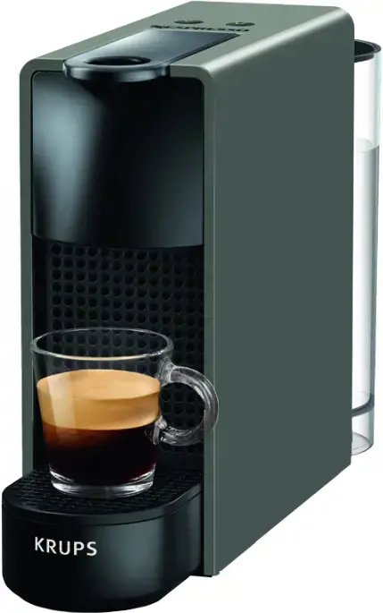 Krups Essenza Mini XN110B10, Kapsulinis kavos aparatas, 0,6 l, Kavos kapsulės, 1310 W, juodas, pilkas