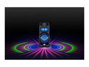 "Sony" didelės galios garso sistema MHC-V73D USB prievadas, FM radijas, NFC, "Bluetooth