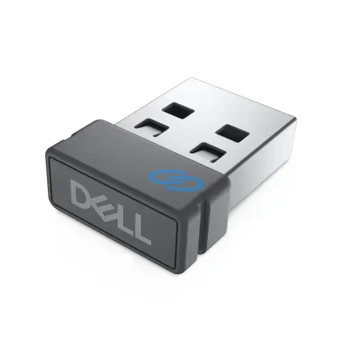DELL KM5221W, pilno dydžio (100%), RF belaidis, QWERTY, juodas, pelė pridedama