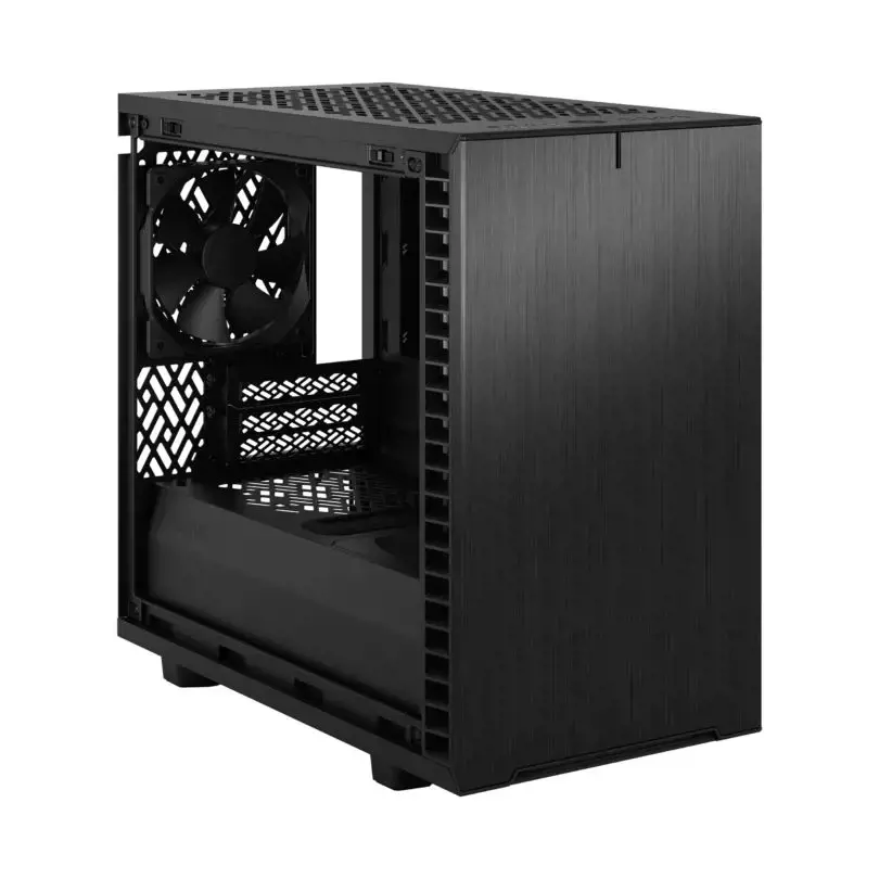 Fractal Design Define 7 Nano Black TG Light Tint, Mini ITX, Mini-DTX, maitinimo šaltinis pridedamas Ne