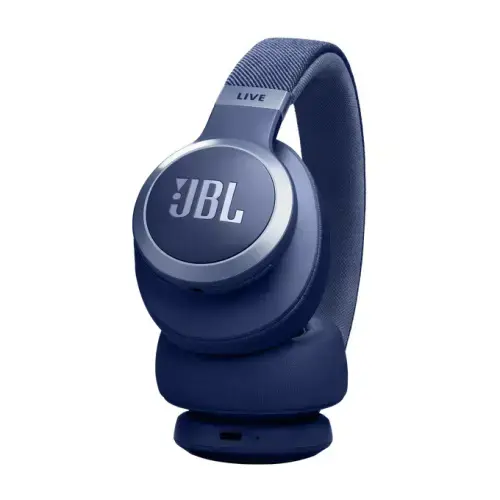 JBL belaidės ausinės "Live 770NC", mėlynos spalvos