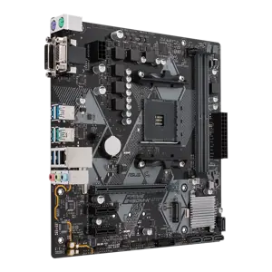 ASUS Prime B450M-K II, AMD, Socket AM4, AMD Ryzen™ 3, 2-osios kartos AMD Ryzen™ 3, AMD Ryzen™ 5, 2-osios kartos AMD Ryzen™ 5, AMD..., DDR4-SDRAM, 64 GB, DIMM