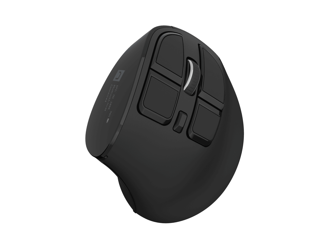 Natec | Vertical Mouse | Euphonie Pro | Wireless | Bluetooth, 2.4GHz | Black