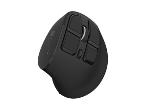 Natec | Vertical Mouse | Euphonie Pro | Wireless | Bluetooth, 2.4GHz | Black