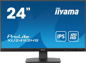 iiyama ProLite XU2493HS-B6, 60.5 cm (23.8"), 1920 x 1080 pixels, Full HD, LED, 0.5 ms, Black