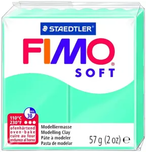 Modelinas FIMO SOFT, 57 g, mėtų žalia sp.