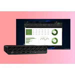 HP ProDesk 4 G1i AI PC Intel Core Ultra 7 265T 16 GB DDR5-SDRAM 1 TB SSD Windows 11 Pro Mini PC Black