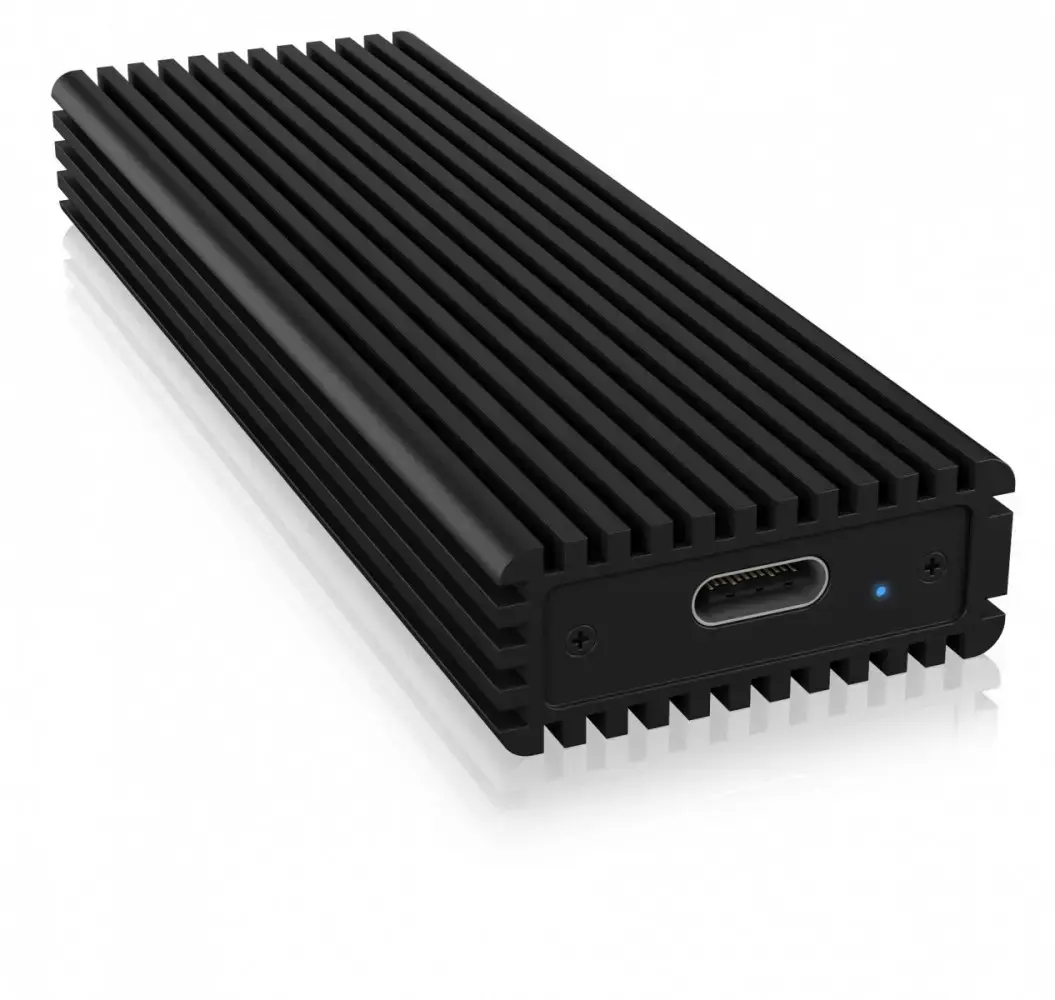 ICYBOX IB-1816M-C31 "IcyBox" išorinis korpusas M.2 NVMe SSD, USB 3.1 Type-C, juodas