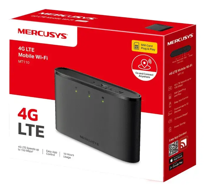 Mercusys 150Mbps 4G LTE Mobile Wi-Fi