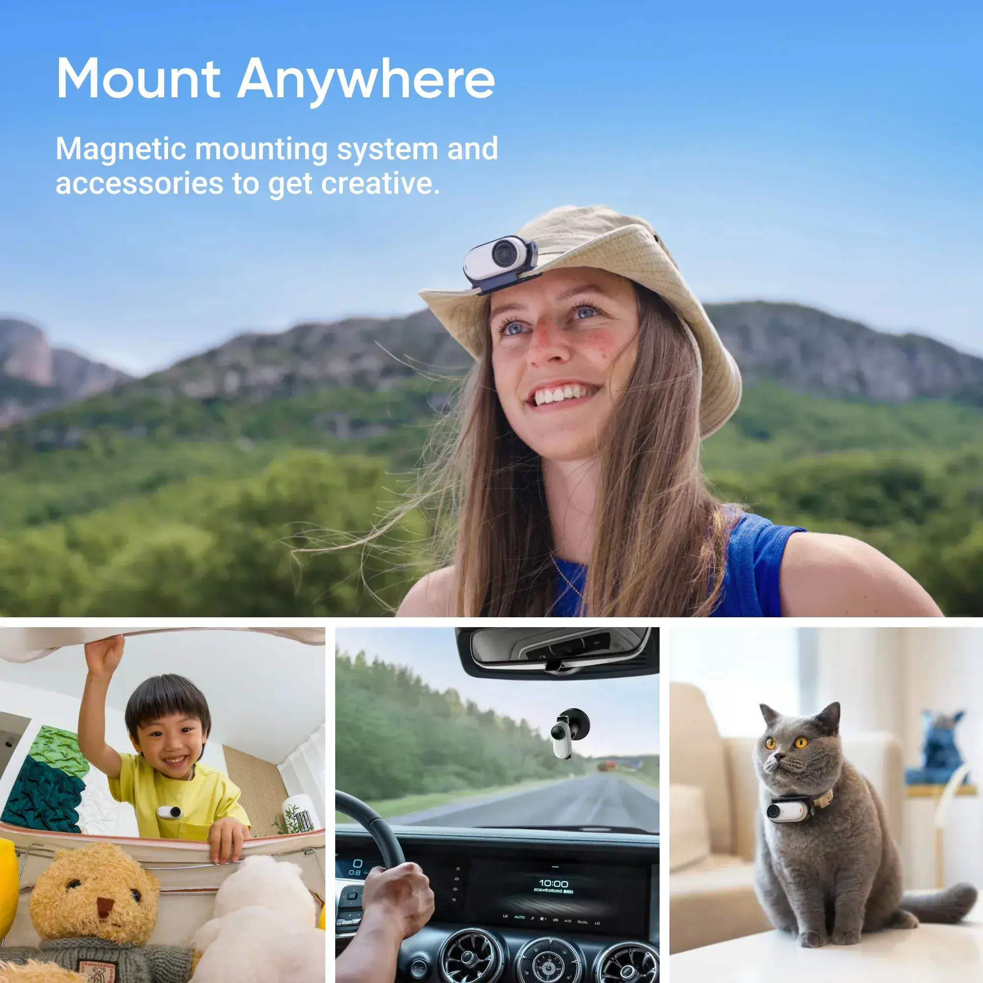 ACTION CAMERA GO 3S 128GB/MIDN. BLACK CINSAATA INSTA360
