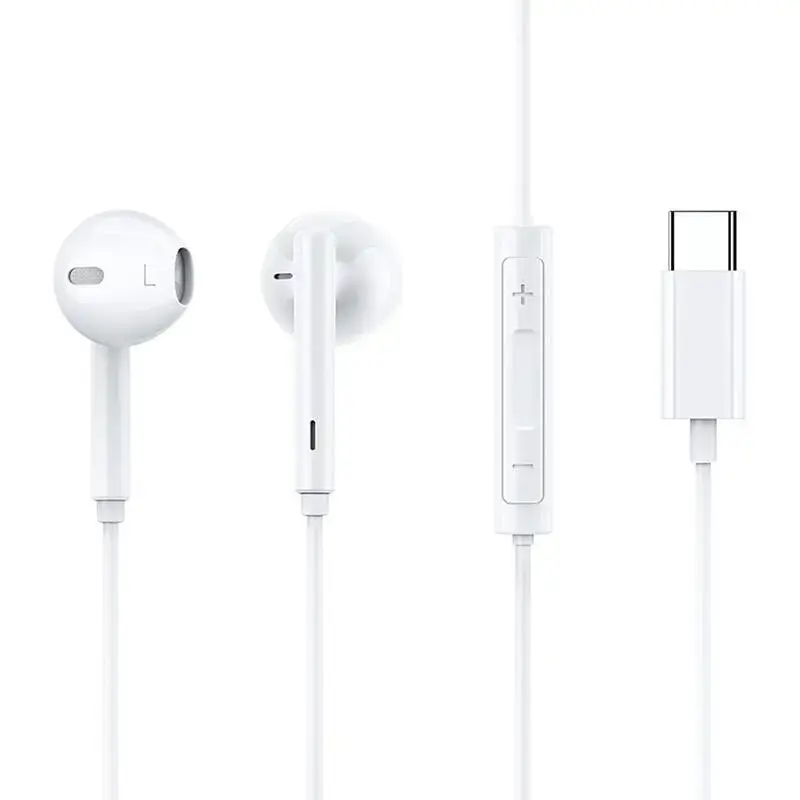 Mcdodo HP-7500 wired headphones, USB-C (white)