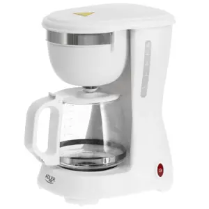Kavos aparatas Adler AD 4381w, 0,6 litrai, Balta, Drip
