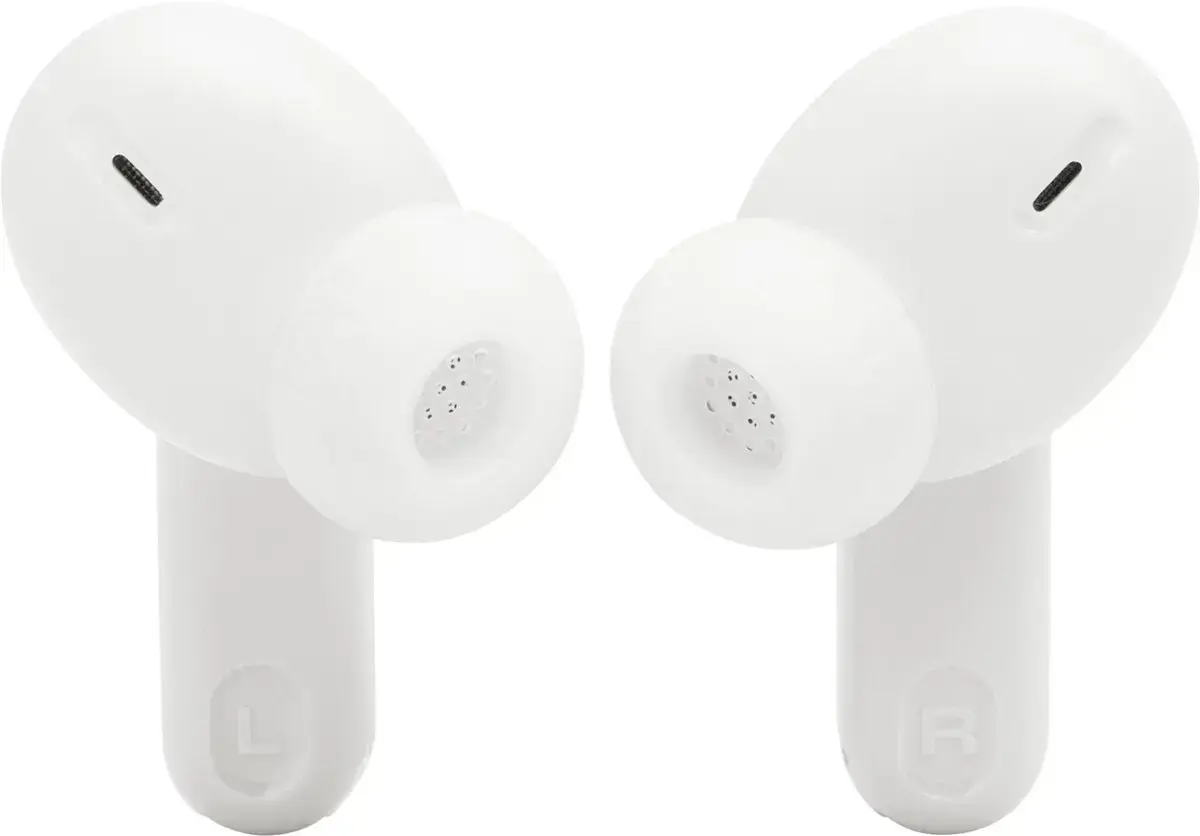 JBL wireless earbuds Tune Beam 2, white