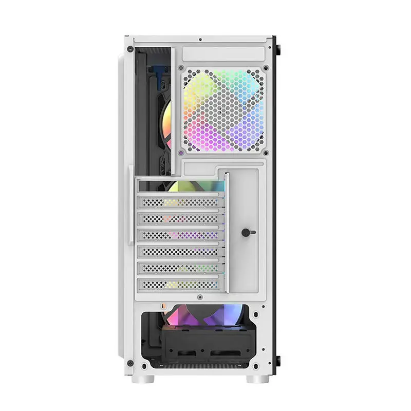 Darkflash DK151 computer case LED with 3 fans (white)