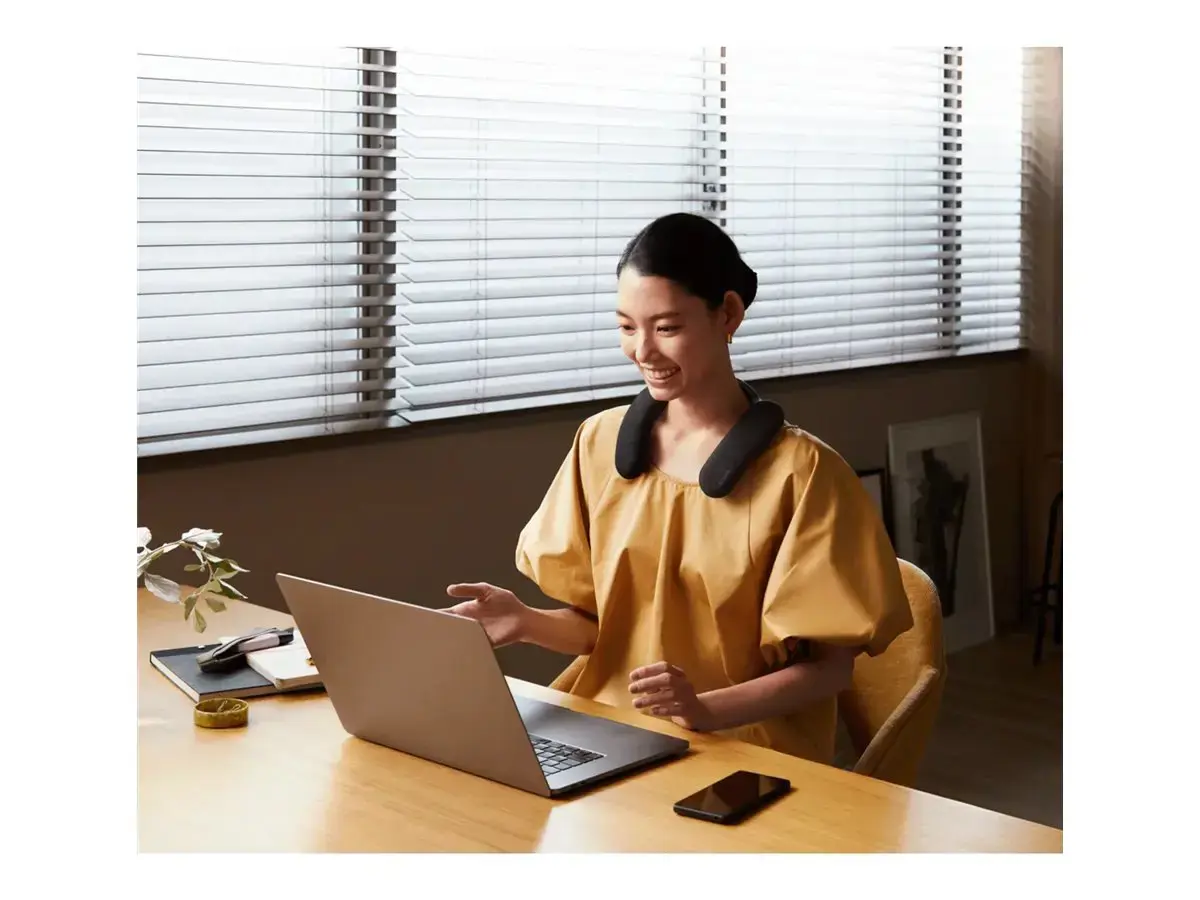 Sony Wireless Neckband Speaker | HT-AN7 Bravia Theatre U | Waterproof | Bluetooth | Black | Portable | Wireless connection