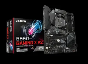 Gigabyte B550 Gaming X V2, AMD, Socket AM4, 3 kartos "AMD Ryzen™ 3", 3 kartos "AMD Ryzen 5", 3 kart…