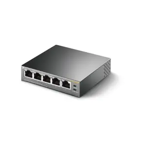 TP-LINK 5 prievadų gigabitinis stalinis komutatorius su 4 PoE prievadais 5 Gigabit RJ45 prievadai, įskaitant 4 PoE prievadus 56 W PoE maitinimo šaltinis Plieninis korpusas