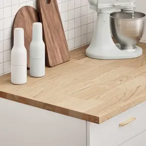 virtuvės stalviršis 100x63,5x2,7 cm ąžuolo masyvo stačiakampis