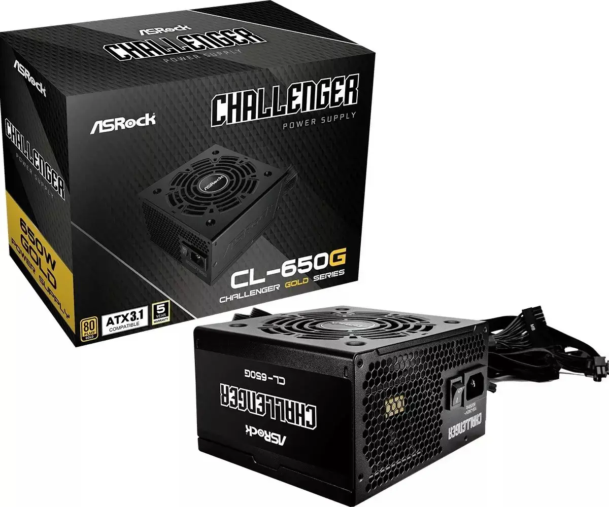 Maitinimo blokas ASROCK CL-650G, 650 W, 80 PLUS Gold