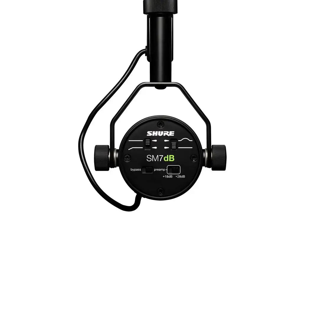 Shure Dynamic Vocal Microphone With Built-in Preamp SM7DB Shure