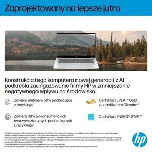 HP OmniBook 7 17-dc0219nw Ultra 5 226V 17.3"FHD Touch IPS 400nits Glare 16GB LPDDR5X SSD1TB Arc 130V Cam 5MP+IR 83Wh Win11 Ice Silver 2Y